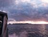 Beautiful ocean view seen from a boat