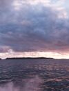 Beautiful ocean view seen from a boat