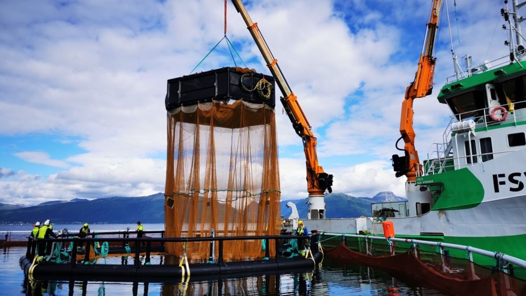 Cermaq has stocked fish in the third version of iFarm