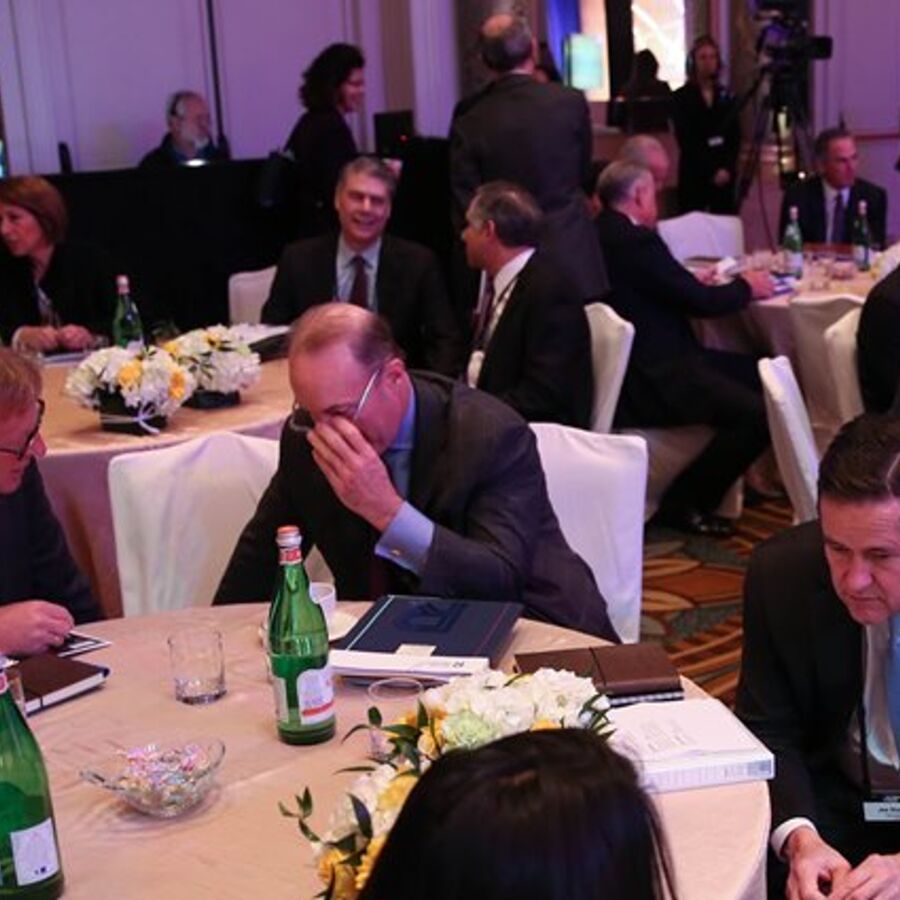 CEO Geir Molvik (left ) at the Fortune and Time Global Forum in Rome