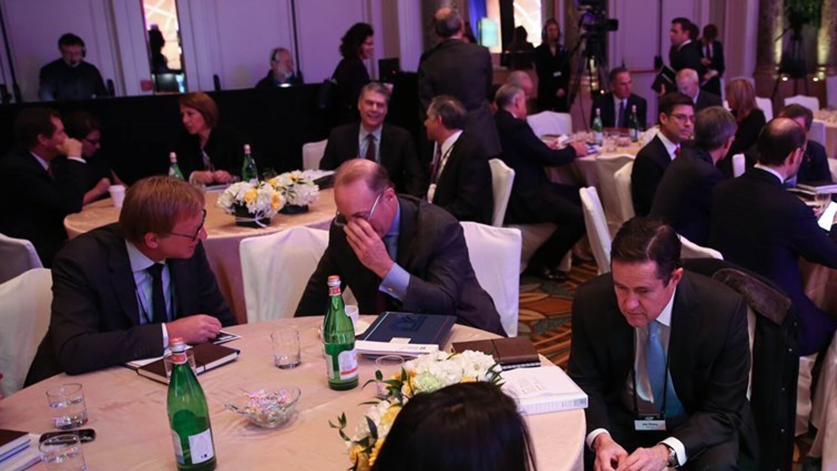 CEO Geir Molvik (left ) at the Fortune and Time Global Forum in Rome