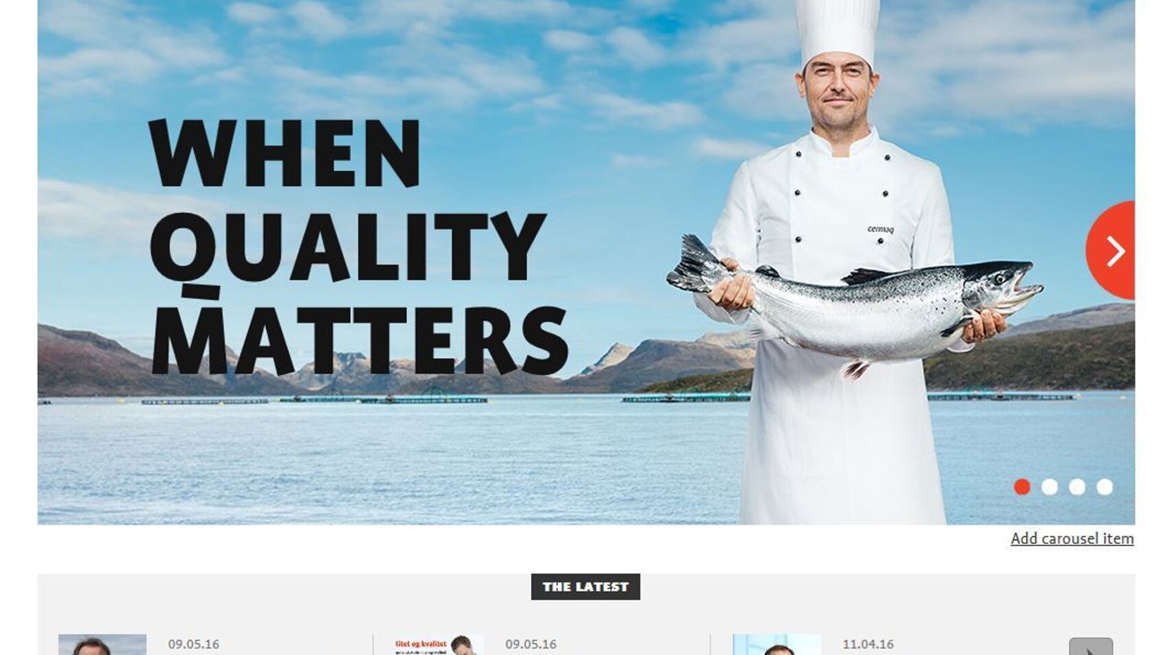 Cermaq Group launches sustainability report and new website