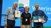 From left: Managing Director of Cermaq Norway, Knut Ellekjær, member of the jury Brit Tørud from the Norwegian Veterinary Institute, and site manager at Holmvåg, Jan Robert Bell. Photo by the Norwegian Veterinary Institute